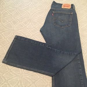 Levi 527 blue jeans.  34W x 32L.